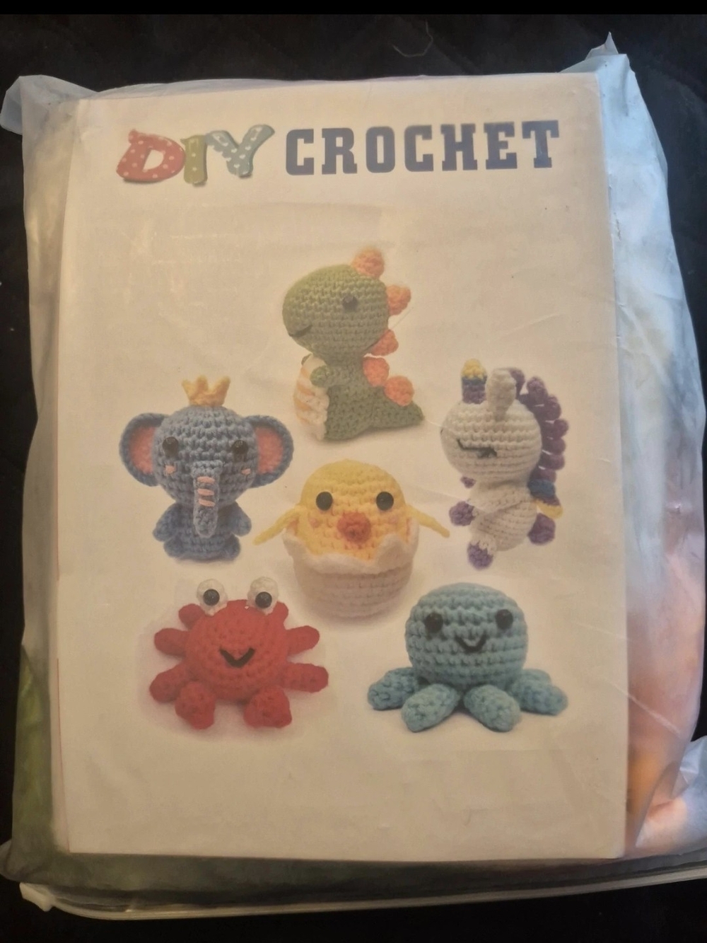 DIY Crochet Amigurumi Kit - Multicolor Cute Animal Set